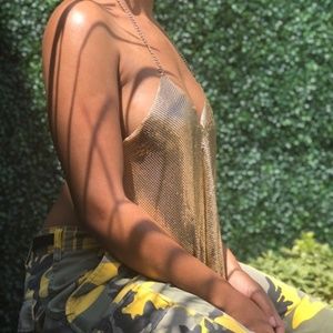 Gold Chain halter